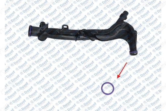 NIFEA 17160 Devirdaim Borusu Contasi Peugeot 108 - 208 - 301 - 308 - 2008 - C1 - C3 - C3 Aircross - C4 Cactus - C-Elysee - Ds3 - Crossland X - Aygo 1.2